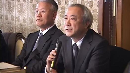 Dr Yamashita and Dr Suzuki of Fukushima Medical University